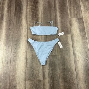 LA Hearts‎ Light Blue Bikini Set
